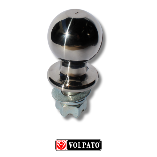 ENGATE FIAT STRADA 2003 A 2020 VOLPATO + BOLA INOX + TOMADA ORIGINAL + CAPA INOX