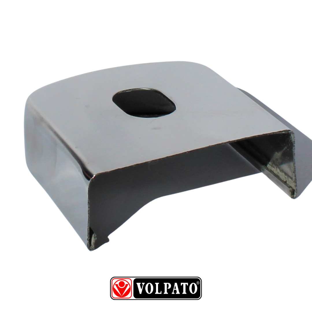 ENGATE RENAULT DUSTER 4X2 ATE 2019 FIXO VOLPATO + BOLA INOX+TOMADA ORIGINAL PRETA+CAPA INOX