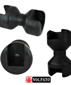 ROLETE BORRACHA CAVADO